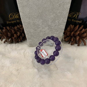 Amethyst Bead Bracelet (JBB-0003)