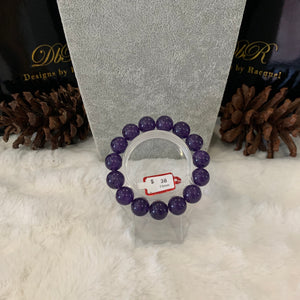 Amethyst Bead Bracelet (JBB-0003)