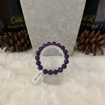 Load image into Gallery viewer, Amethyst Bead Bracelet (JBB-0004)

