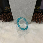 Load image into Gallery viewer, Chalcedony Bead Bracelet (JBB-0008)
