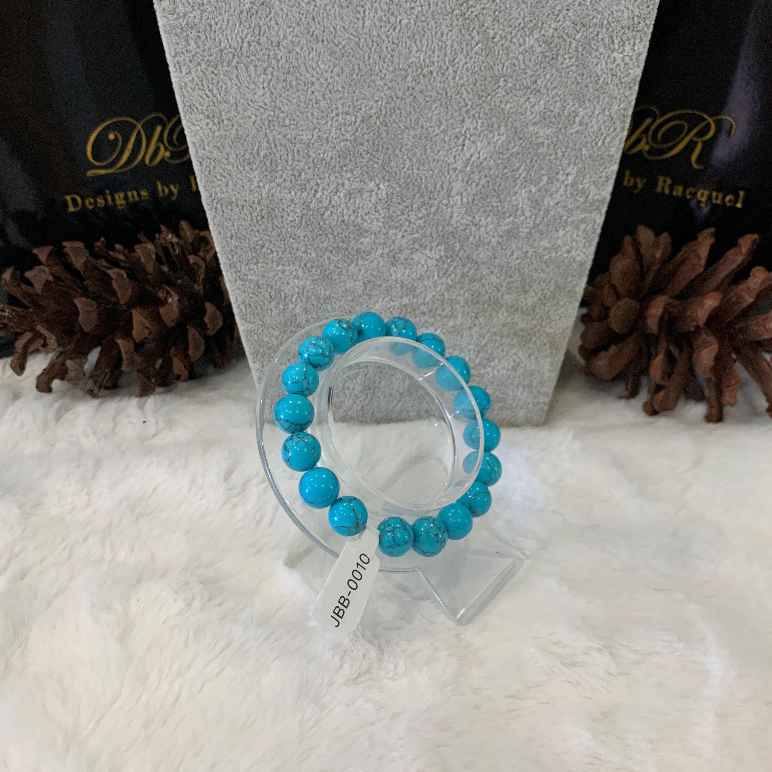 Turquoise Bead Bracelet (JBB-0010)