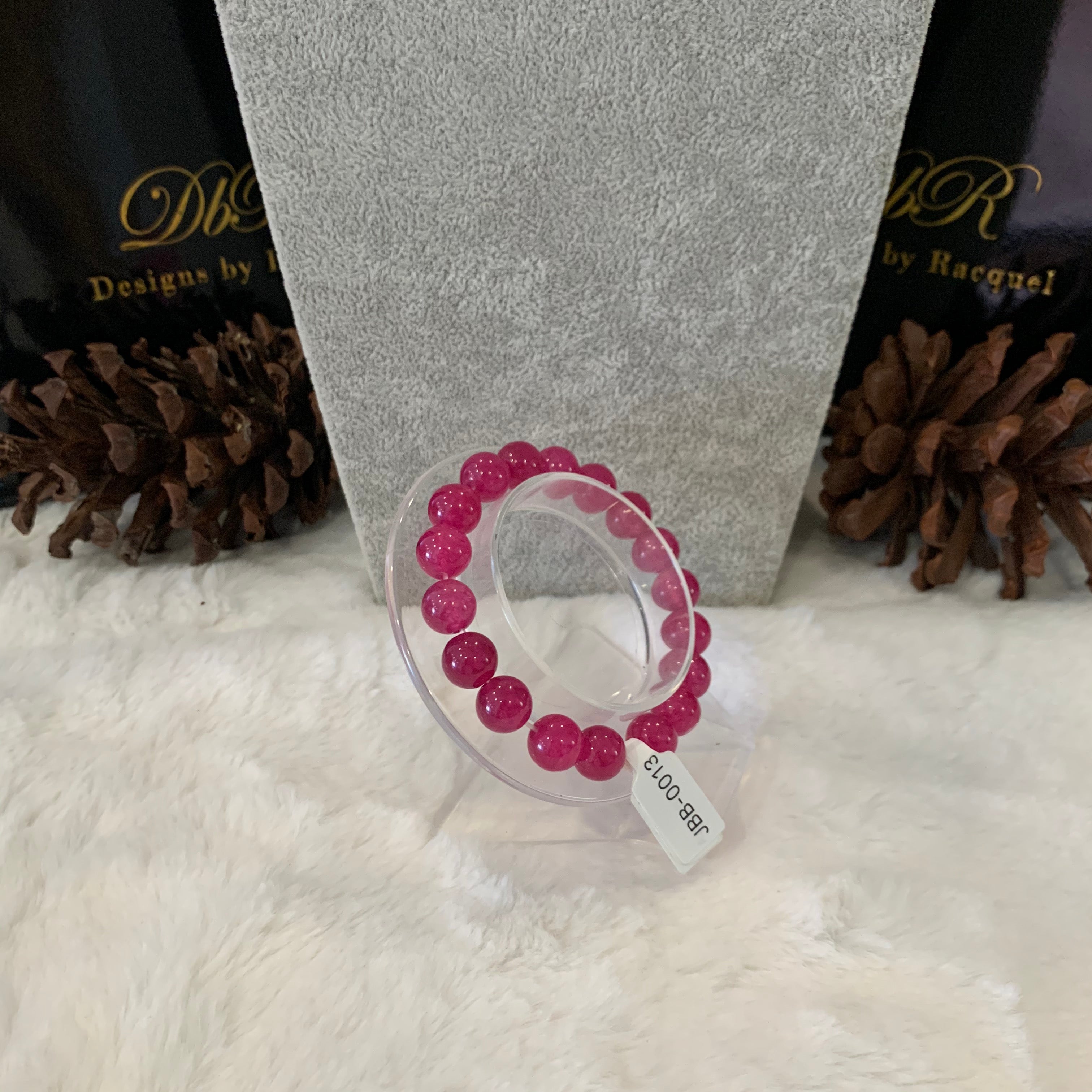 Agate Bead Bracelet (JBB-0013)