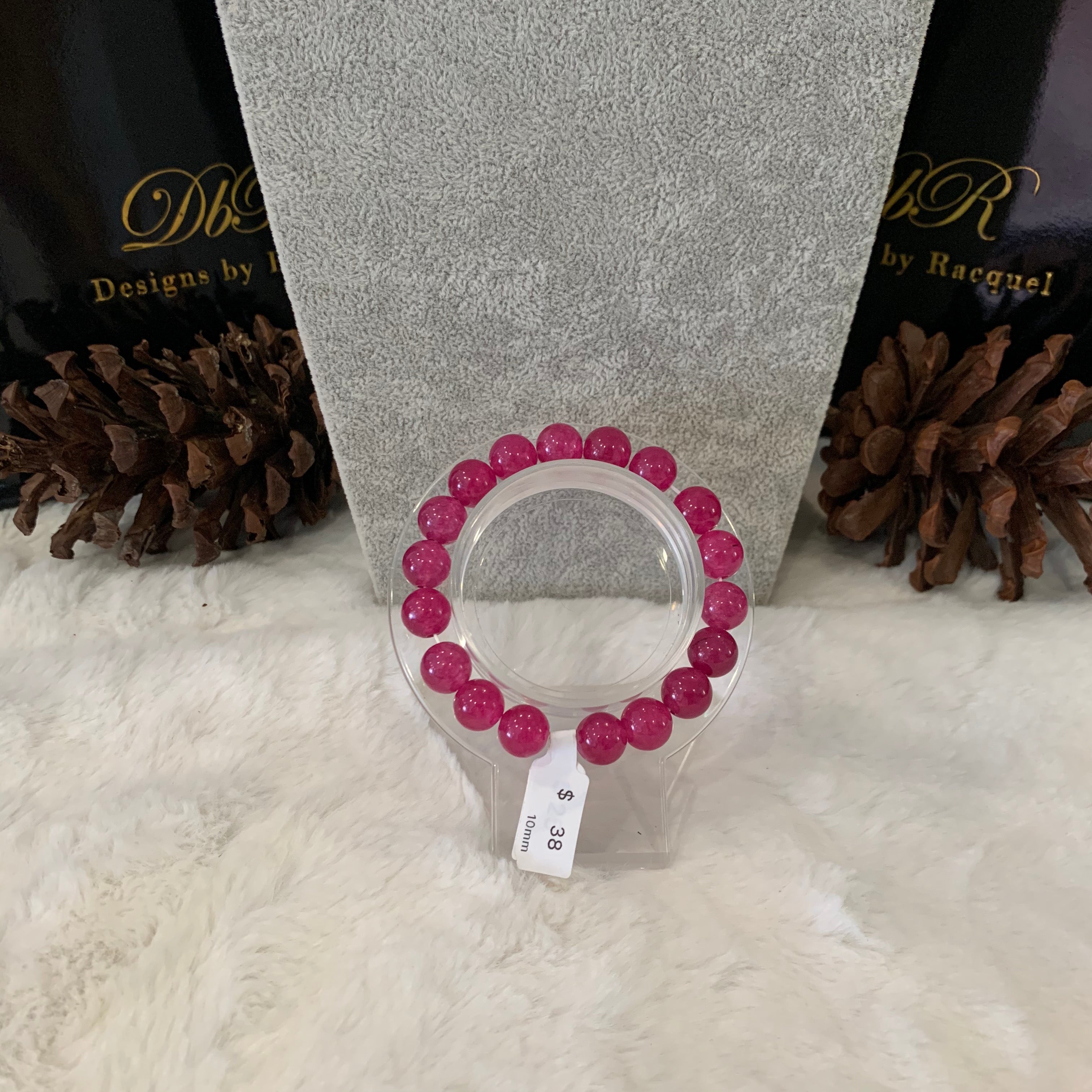 Agate Bead Bracelet (JBB-0013)
