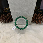 Load image into Gallery viewer, Malachite Bead Bracelet (JBB-0016)
