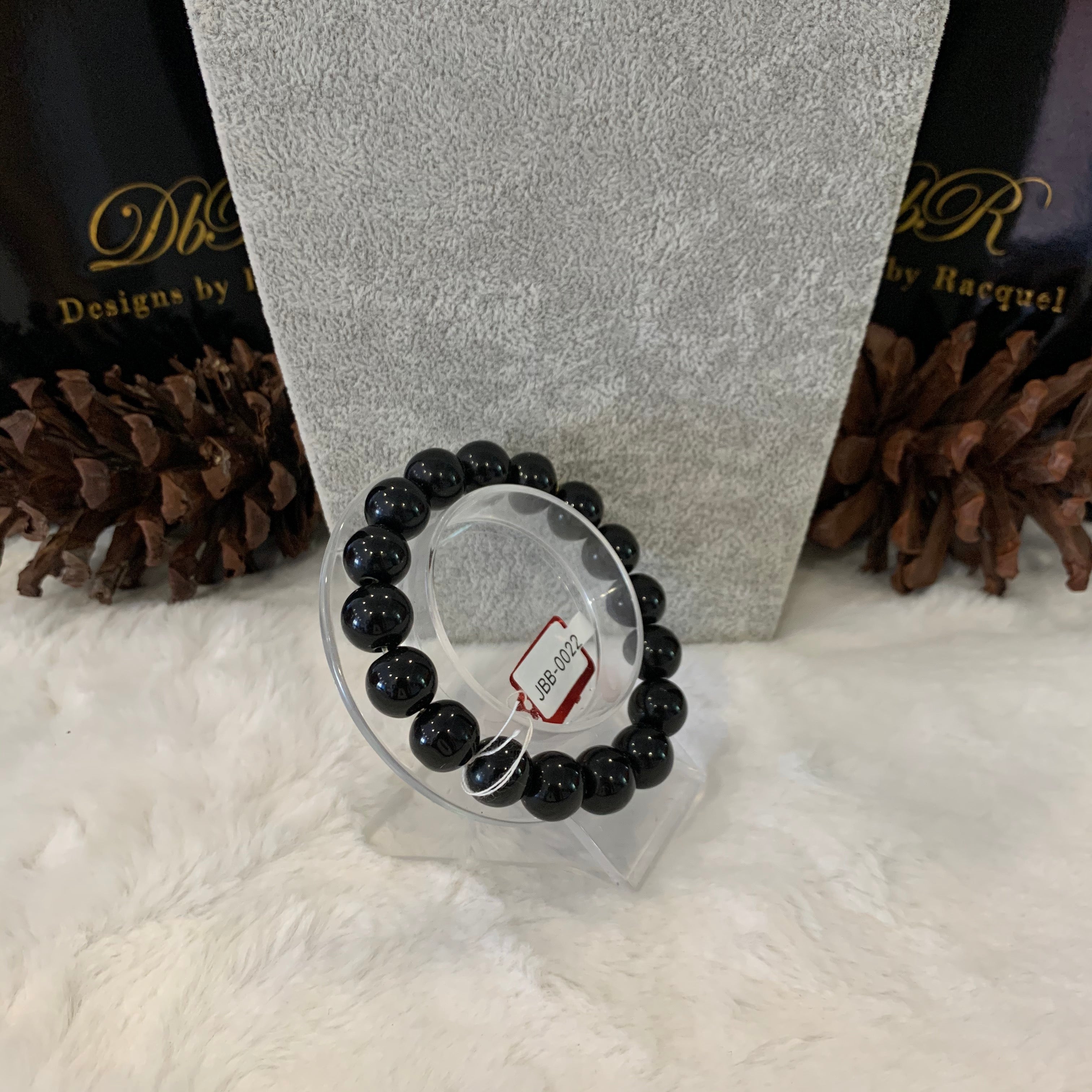 Onyx Bead Bracelet (JBB-0022)