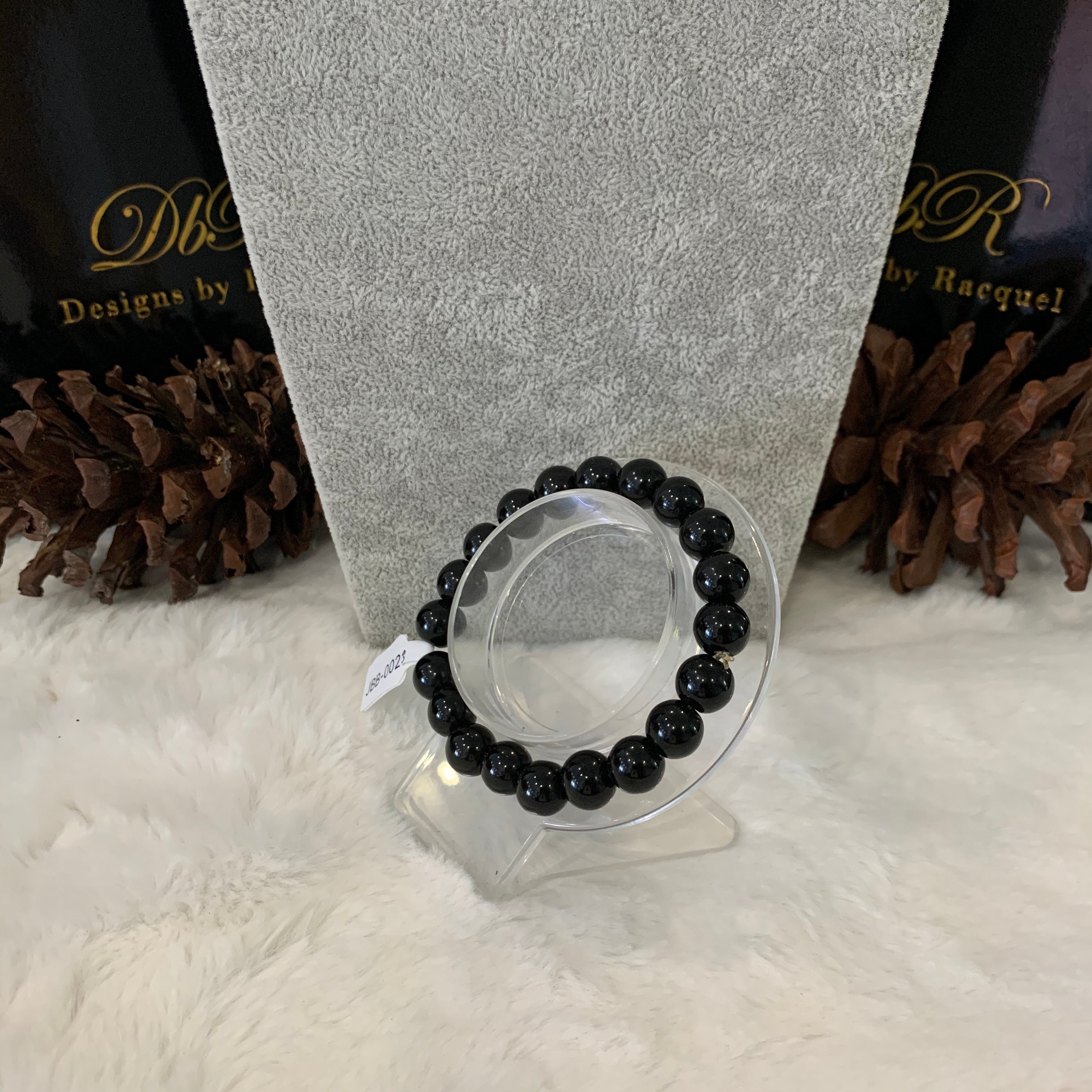 Onyx Bead Bracelet (JBB-0023)