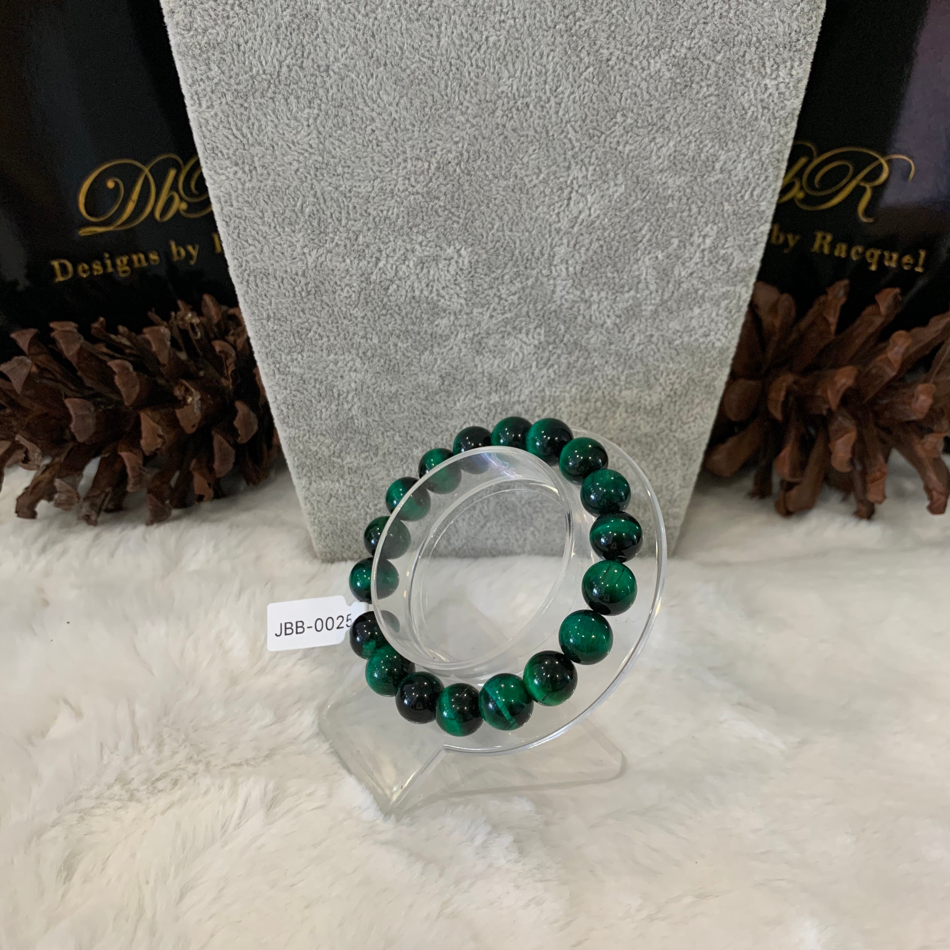 Tiger's Eye Bead Bracelet (JBB-0025)
