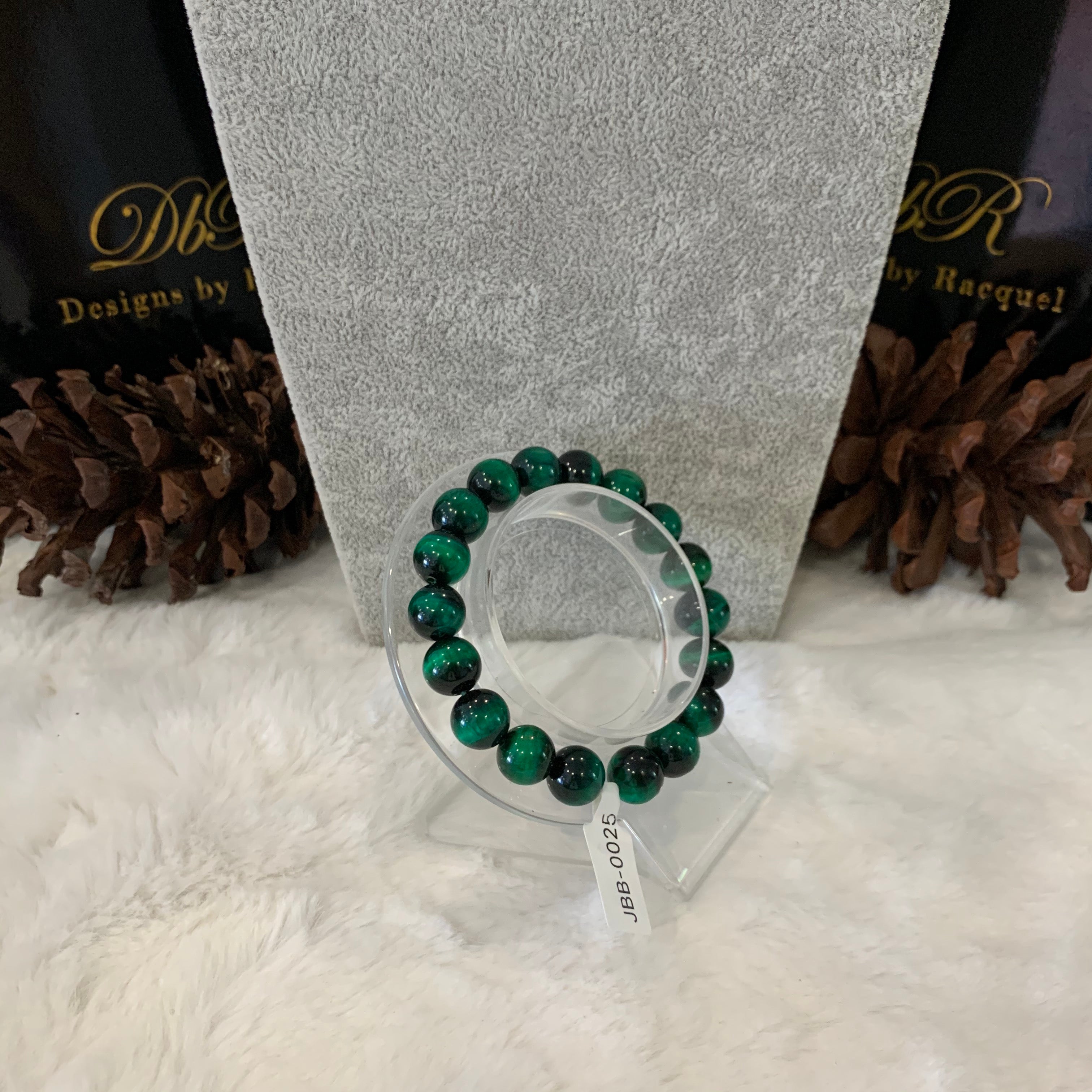 Tiger's Eye Bead Bracelet (JBB-0025)