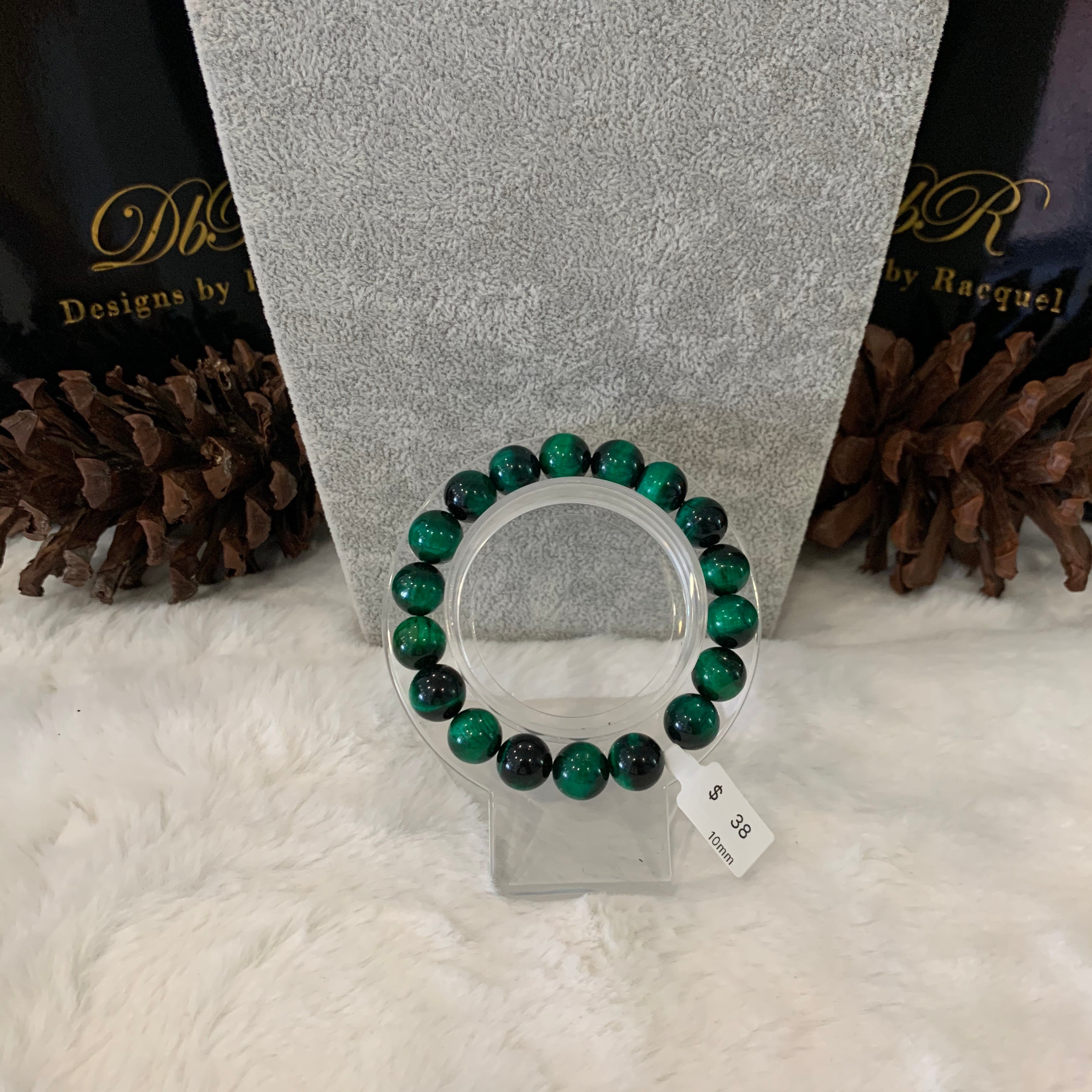 Tiger's Eye Bead Bracelet (JBB-0025)