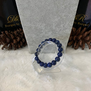 Lapis Lazuli Bead Bracelet (JBB-0026)