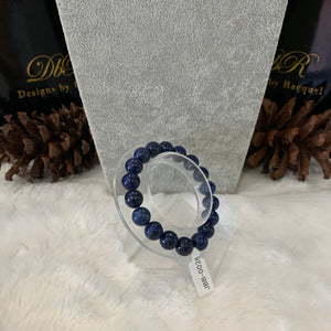 Lapis Lazuli Bead Bracelet (JBB-0026)