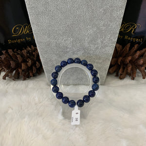Lapis Lazuli Bead Bracelet (JBB-0026)