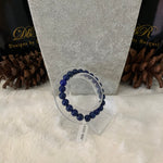 Load image into Gallery viewer, Lapis Lazuli Bead Bracelet (JBB-0027)
