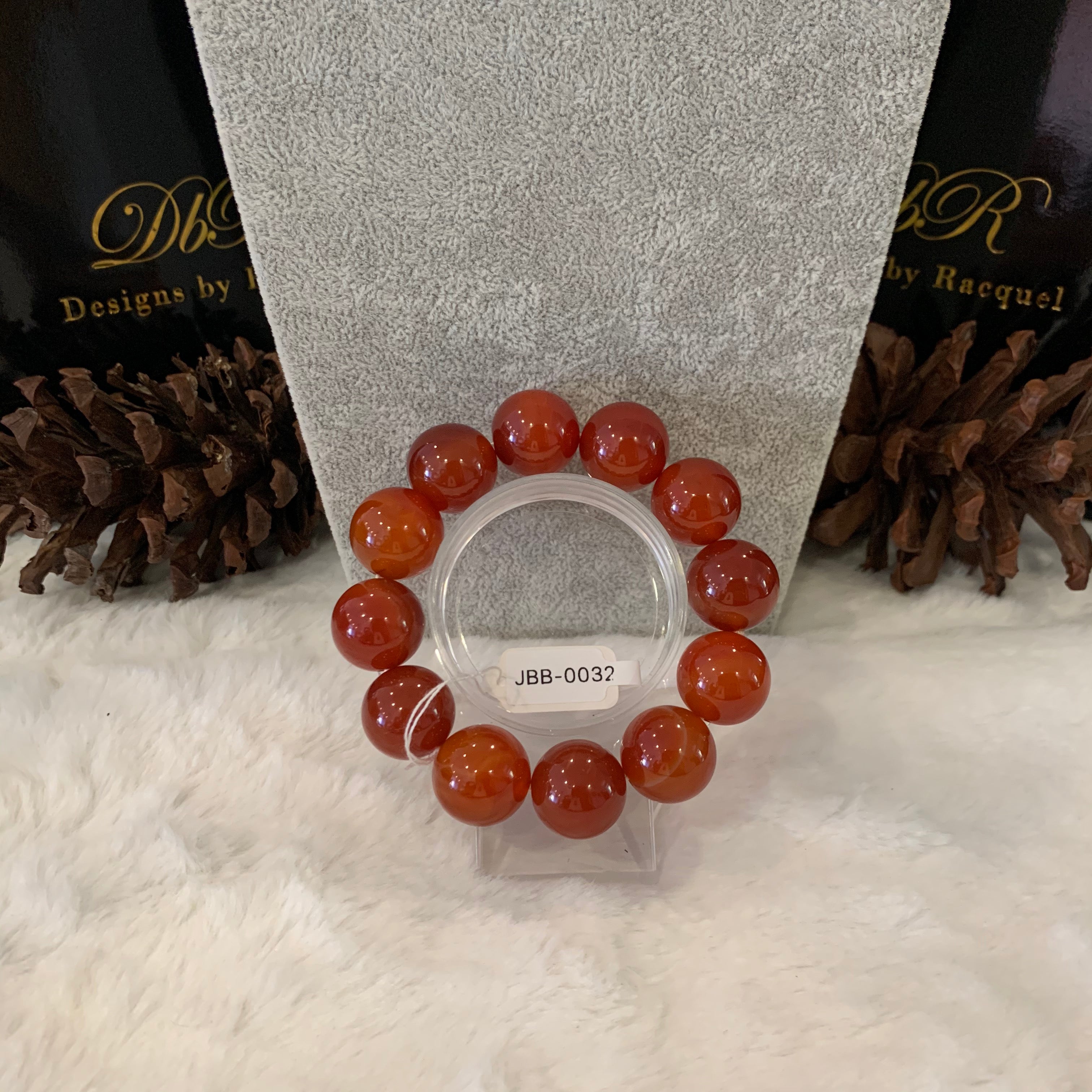 Agate Bead Bracelet (JBB-0032)