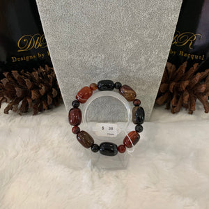 Agate Bead Bracelet (JBB-0034)