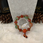 Load image into Gallery viewer, Chalcedony Bead Bracelet (JBB-0036)
