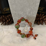 Load image into Gallery viewer, Chalcedony Bead Bracelet (JBB-0036)

