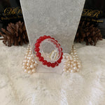 Load image into Gallery viewer, Agate Bead Bracelet (JBB-0045)
