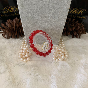 Agate Bead Bracelet (JBB-0045)