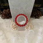 Load image into Gallery viewer, Agate Bead Bracelet (JBB-0045)
