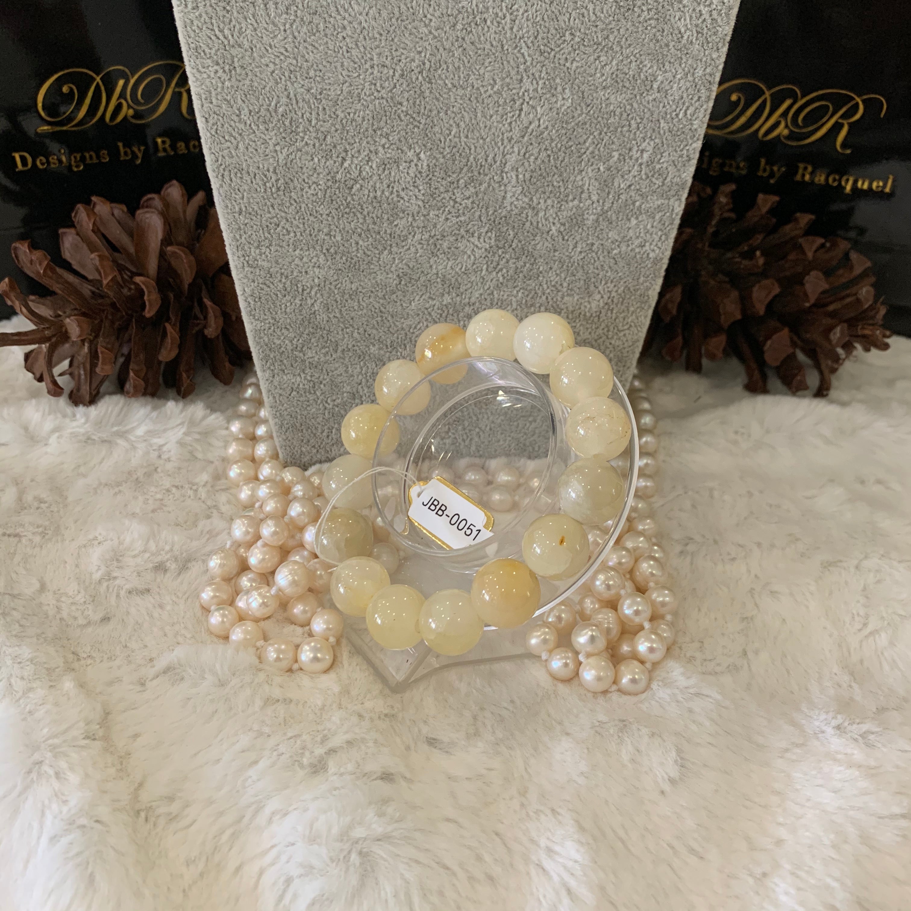 Jade Bead Bracelet (JBB-0051)