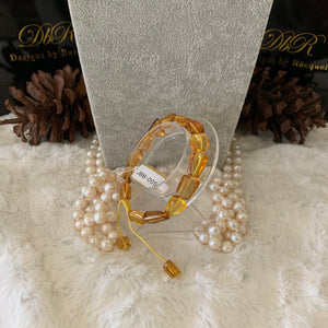 Amber Bead Bracelet (JBB-0052)
