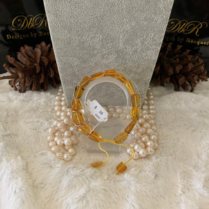 Amber Bead Bracelet (JBB-0052)