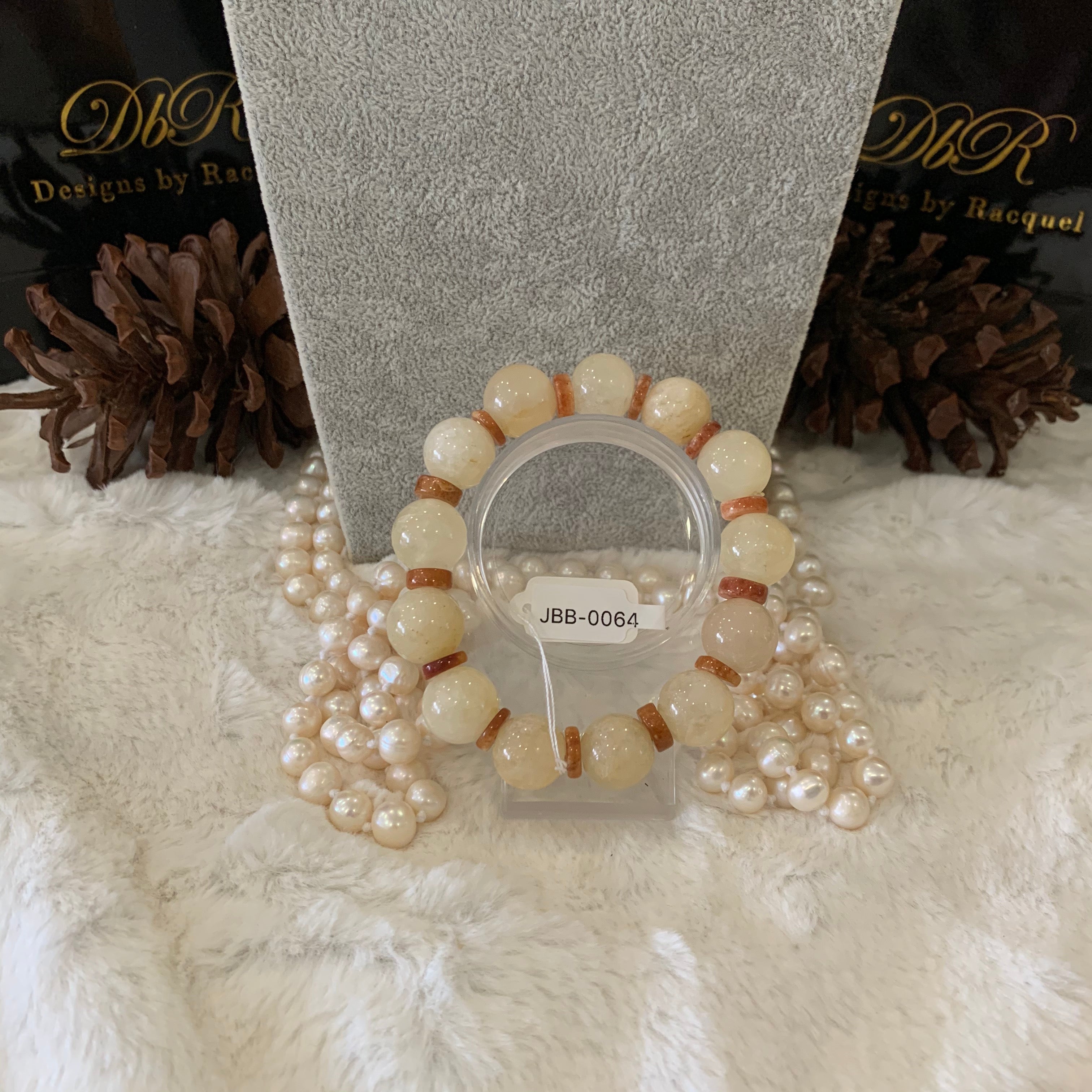 Jade Bead Bracelet (JBB-0064)