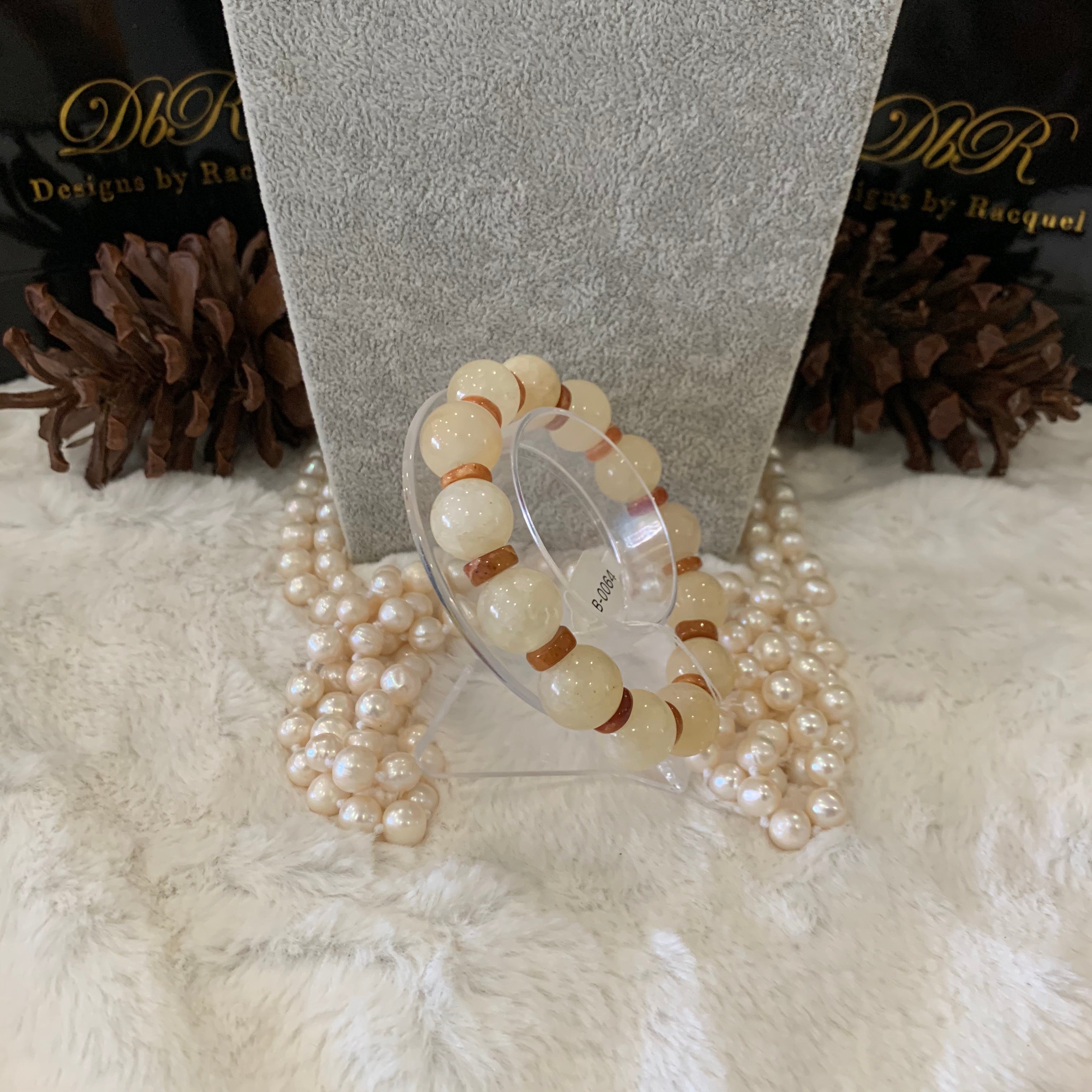 Jade Bead Bracelet (JBB-0064)