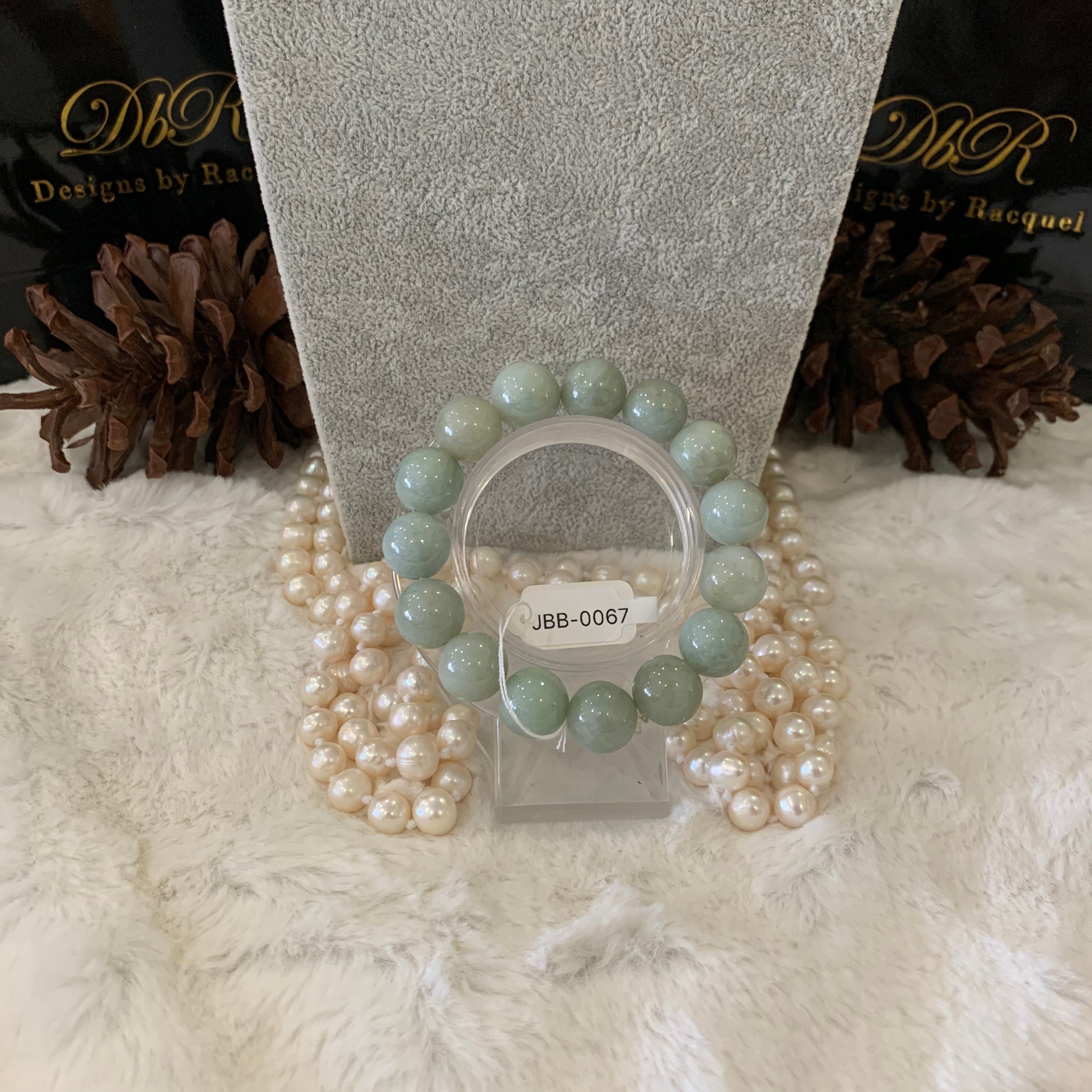 Jade Bead Bracelet (JBB-0067)