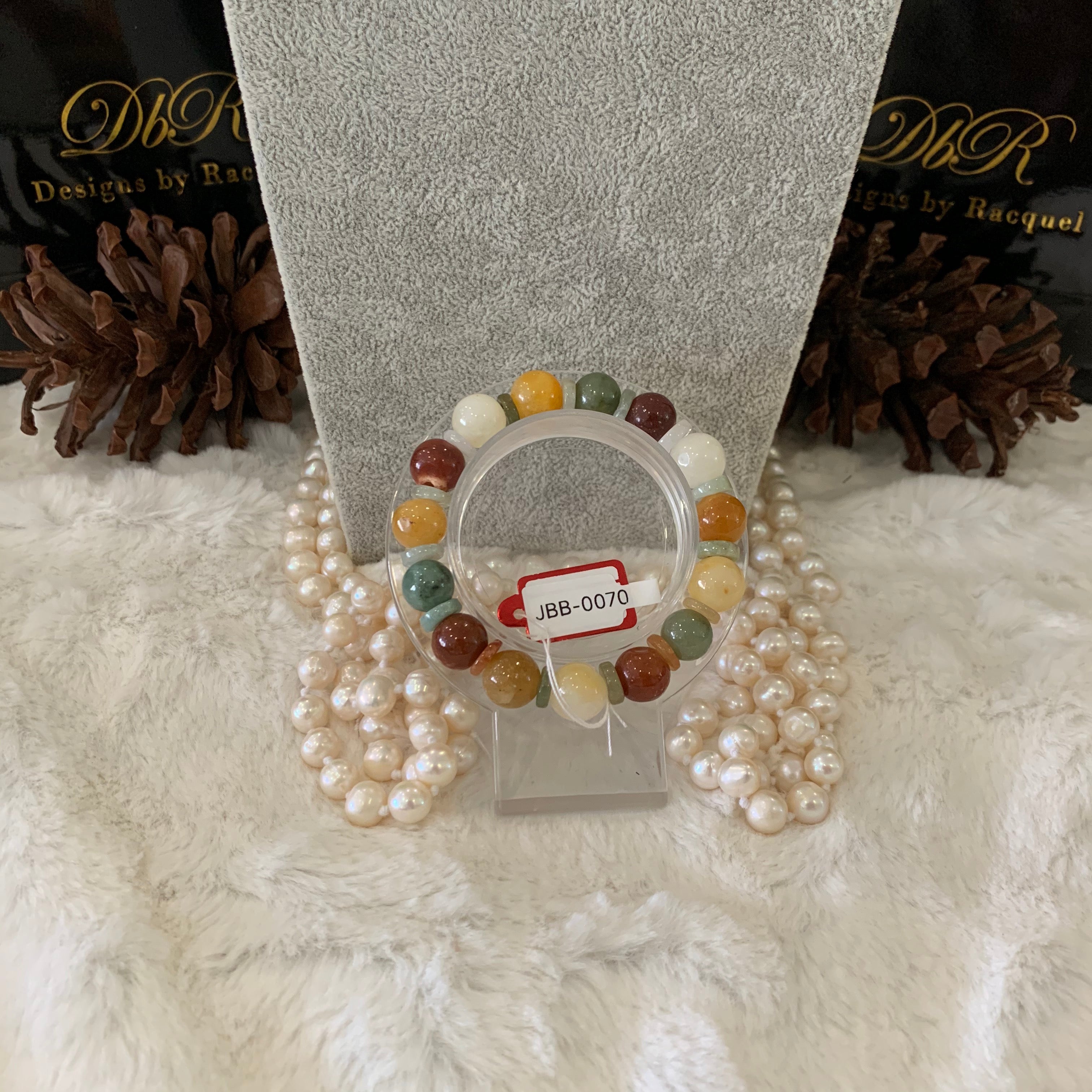 Jade Bead Bracelet (JBB-0070)