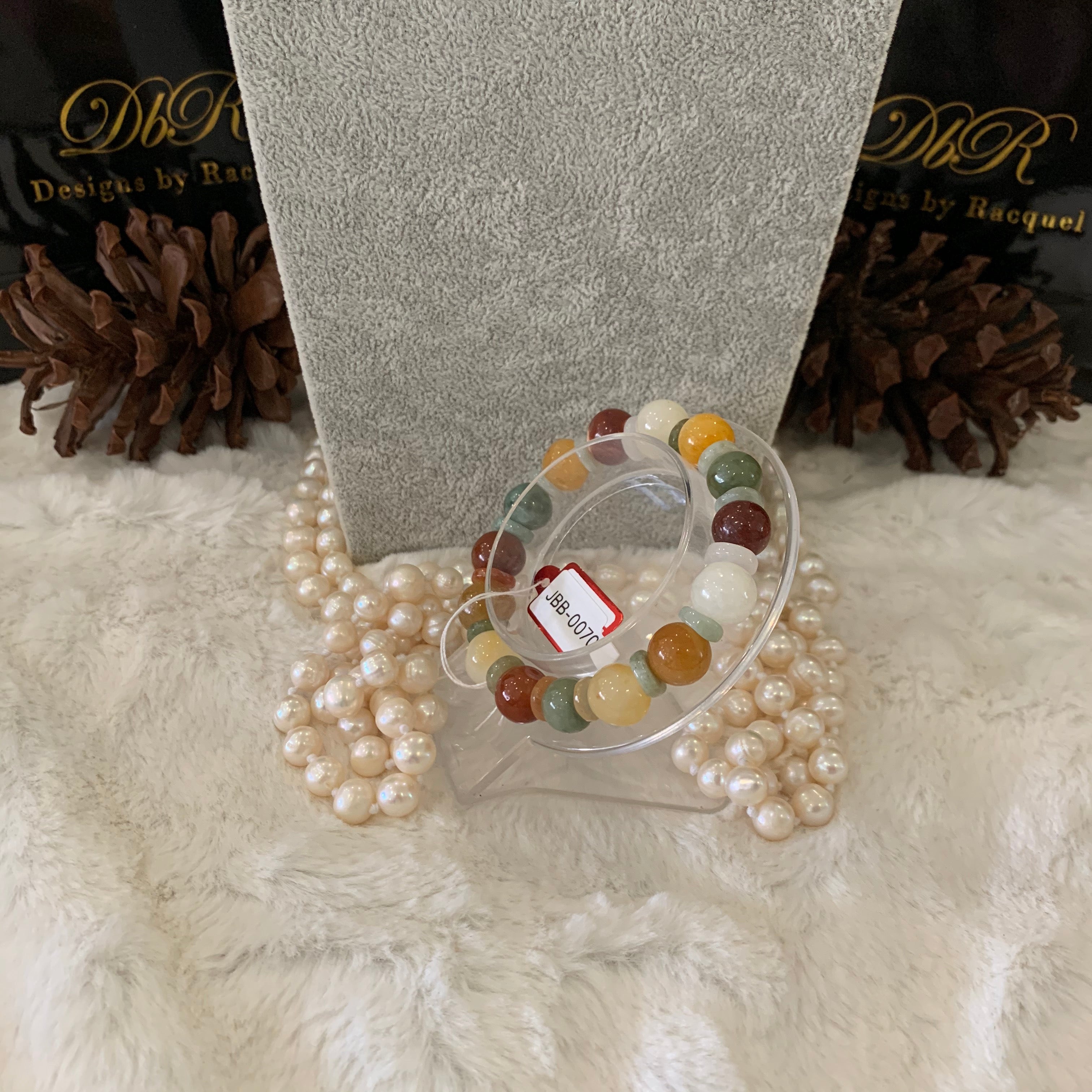 Jade Bead Bracelet (JBB-0070)