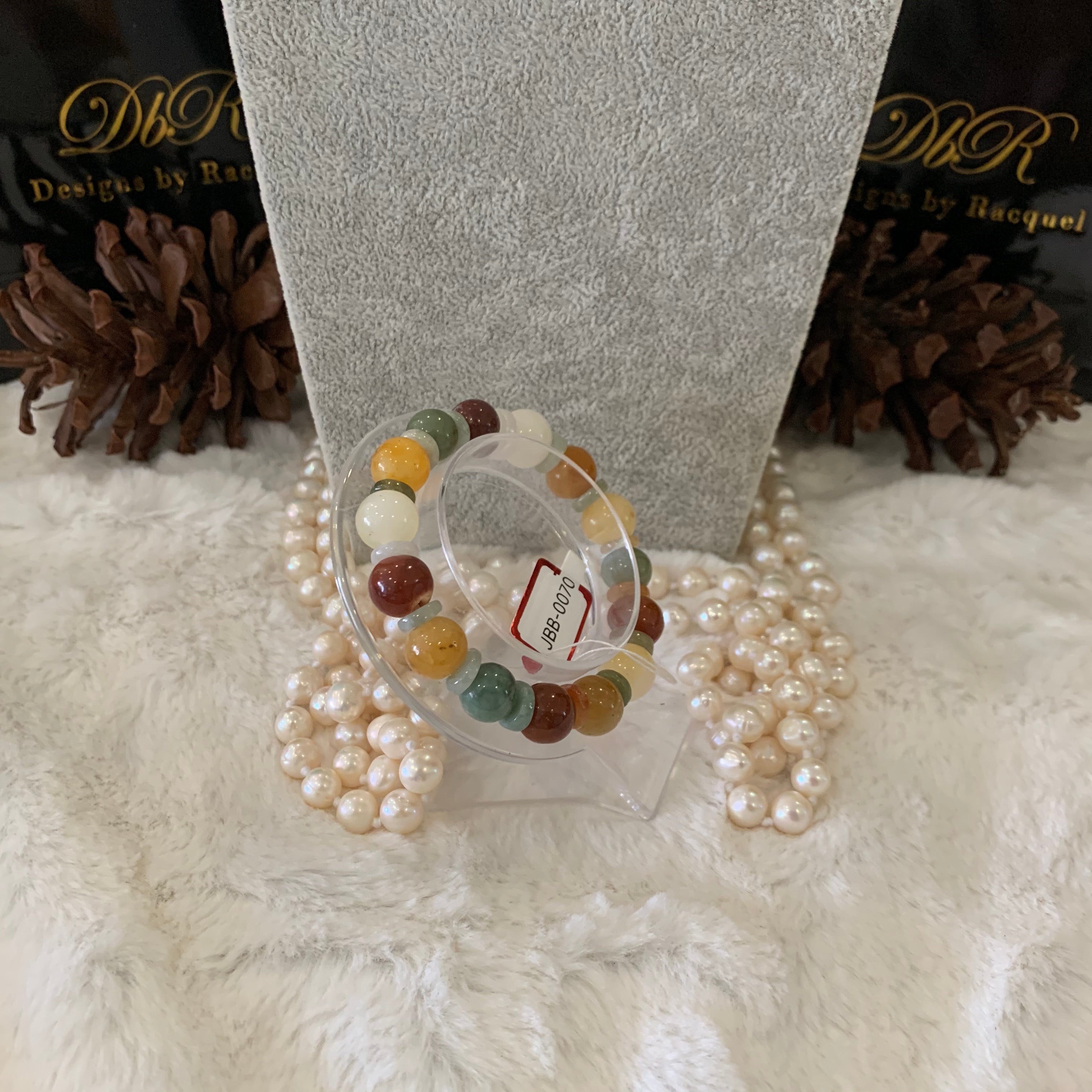 Jade Bead Bracelet (JBB-0070)