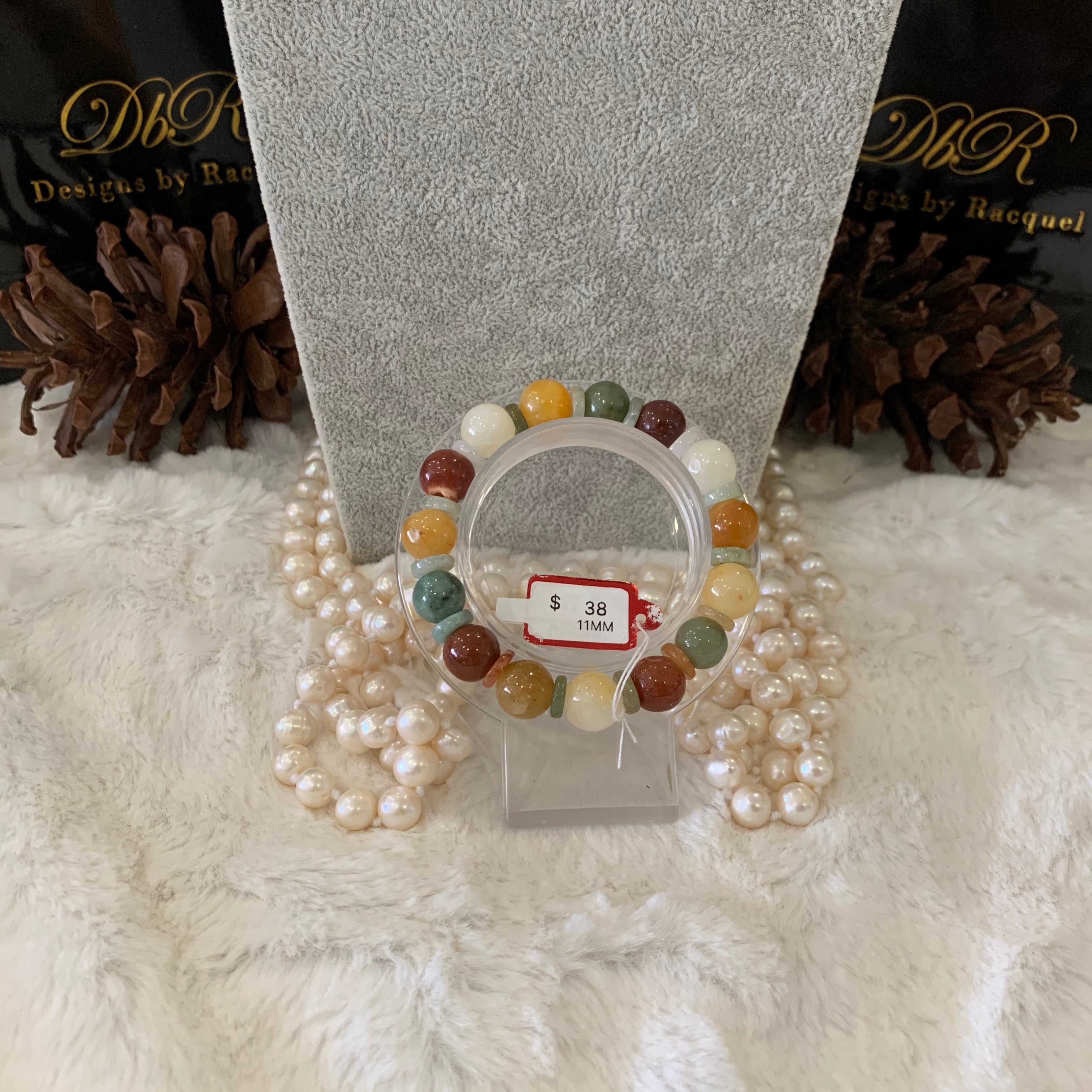 Jade Bead Bracelet (JBB-0070)