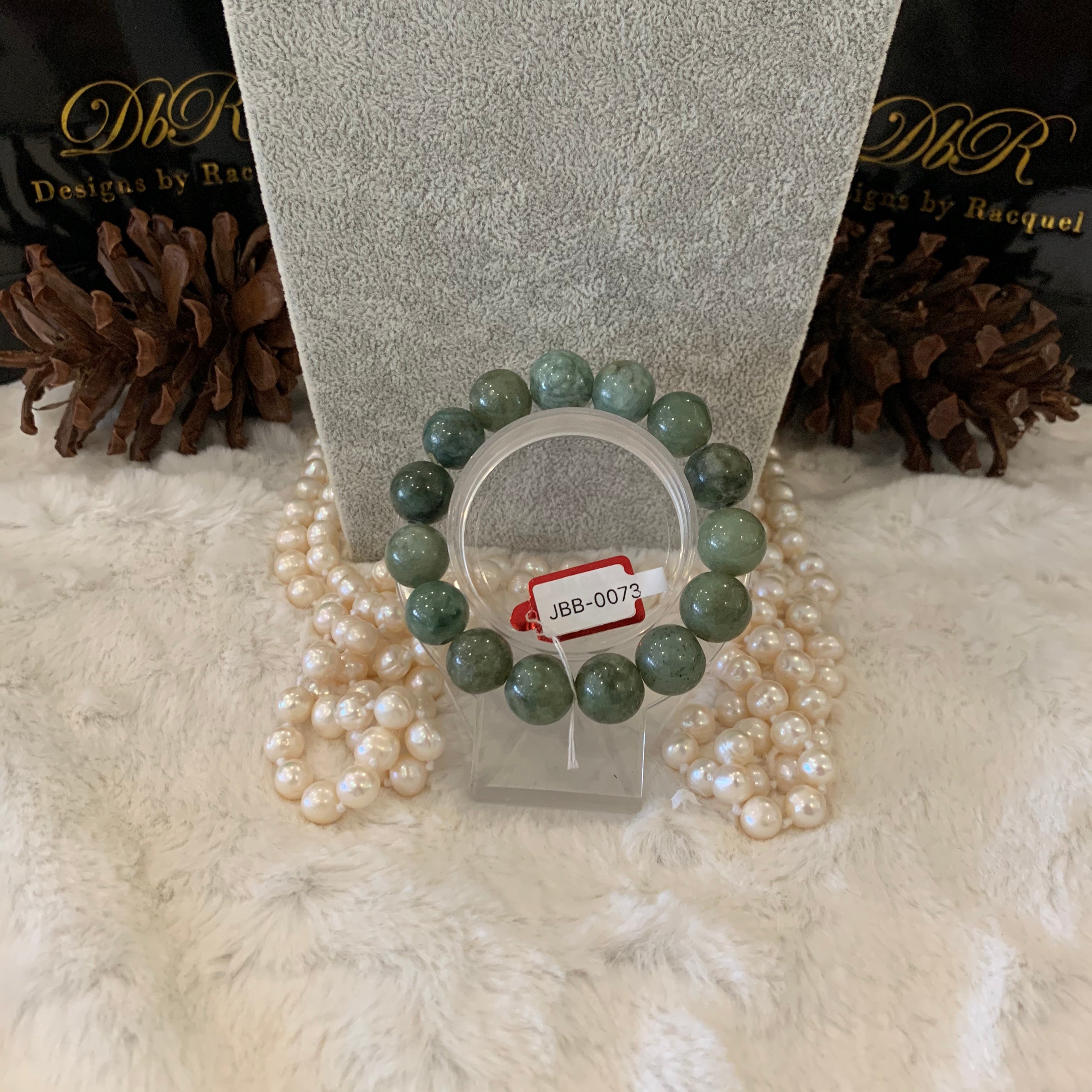 Jade Bead Bracelet (JBB-0073)
