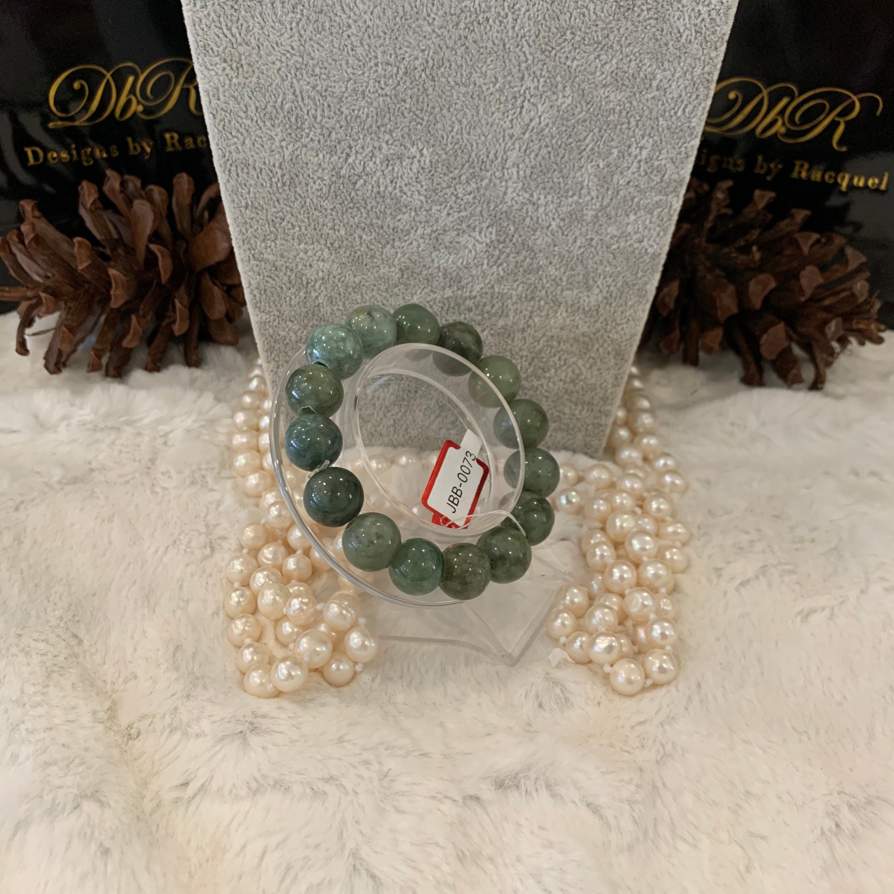 Jade Bead Bracelet (JBB-0073)