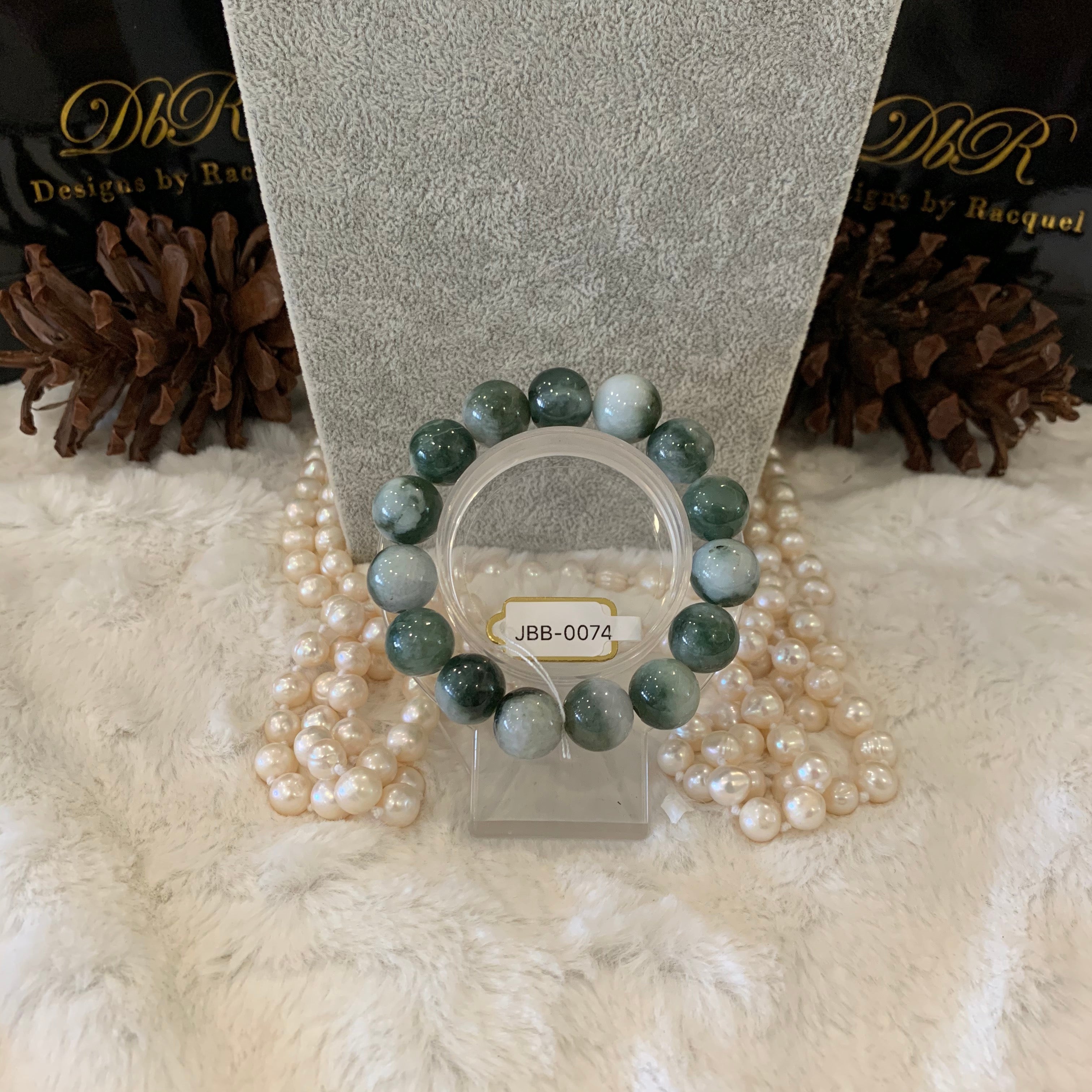 Jade Bead Bracelet (JBB-0074)