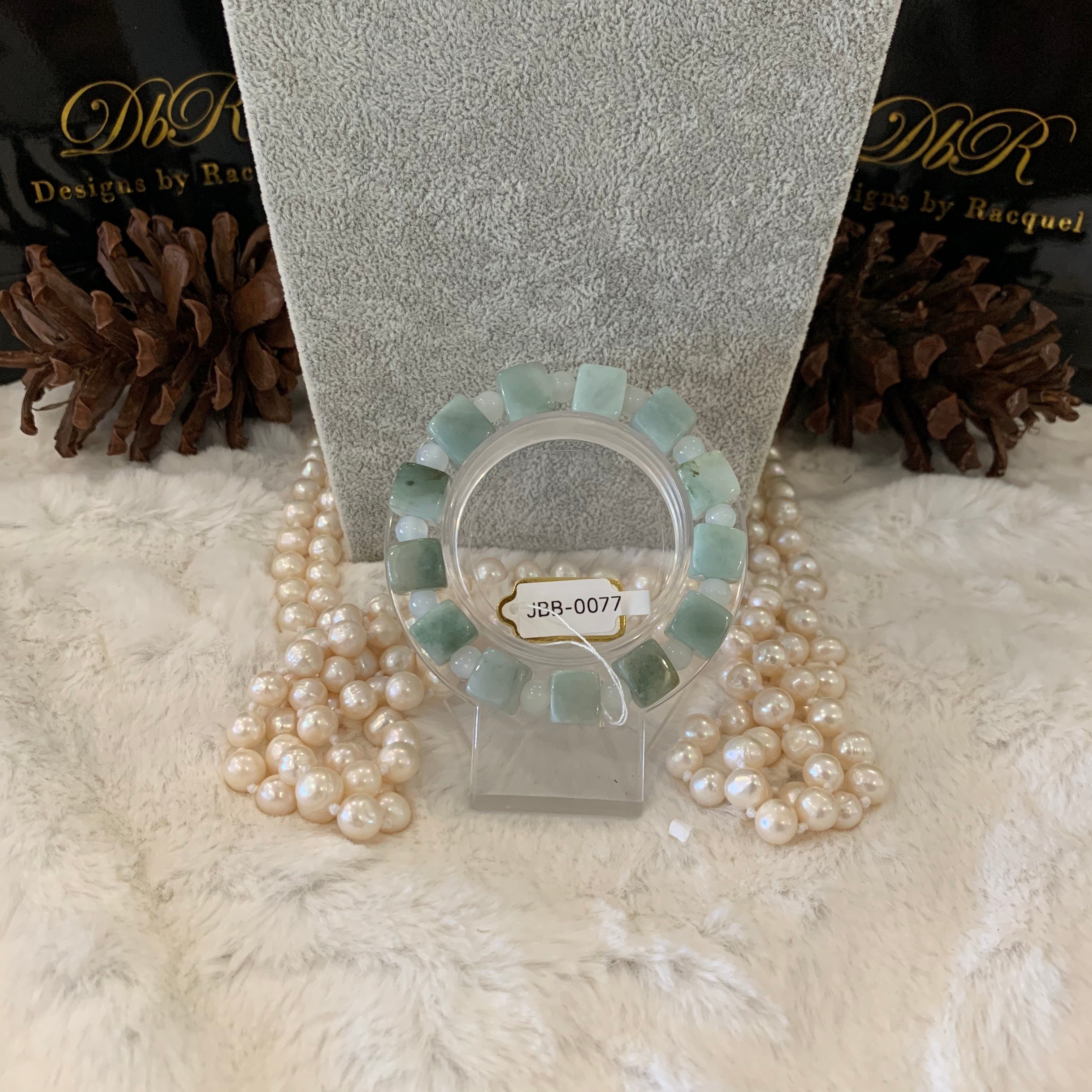 Jade Bead Bracelet (JBB-0077)