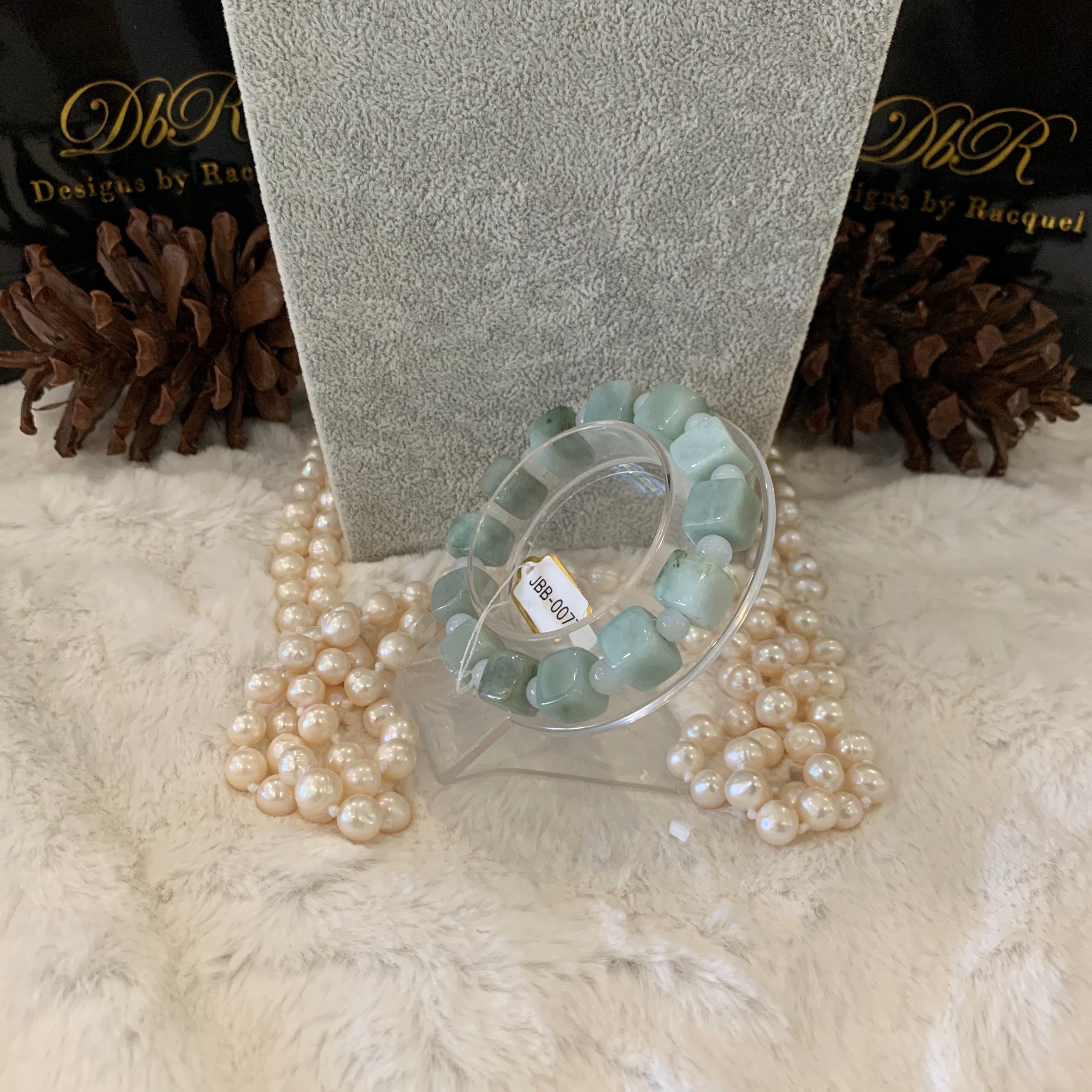 Jade Bead Bracelet (JBB-0077)