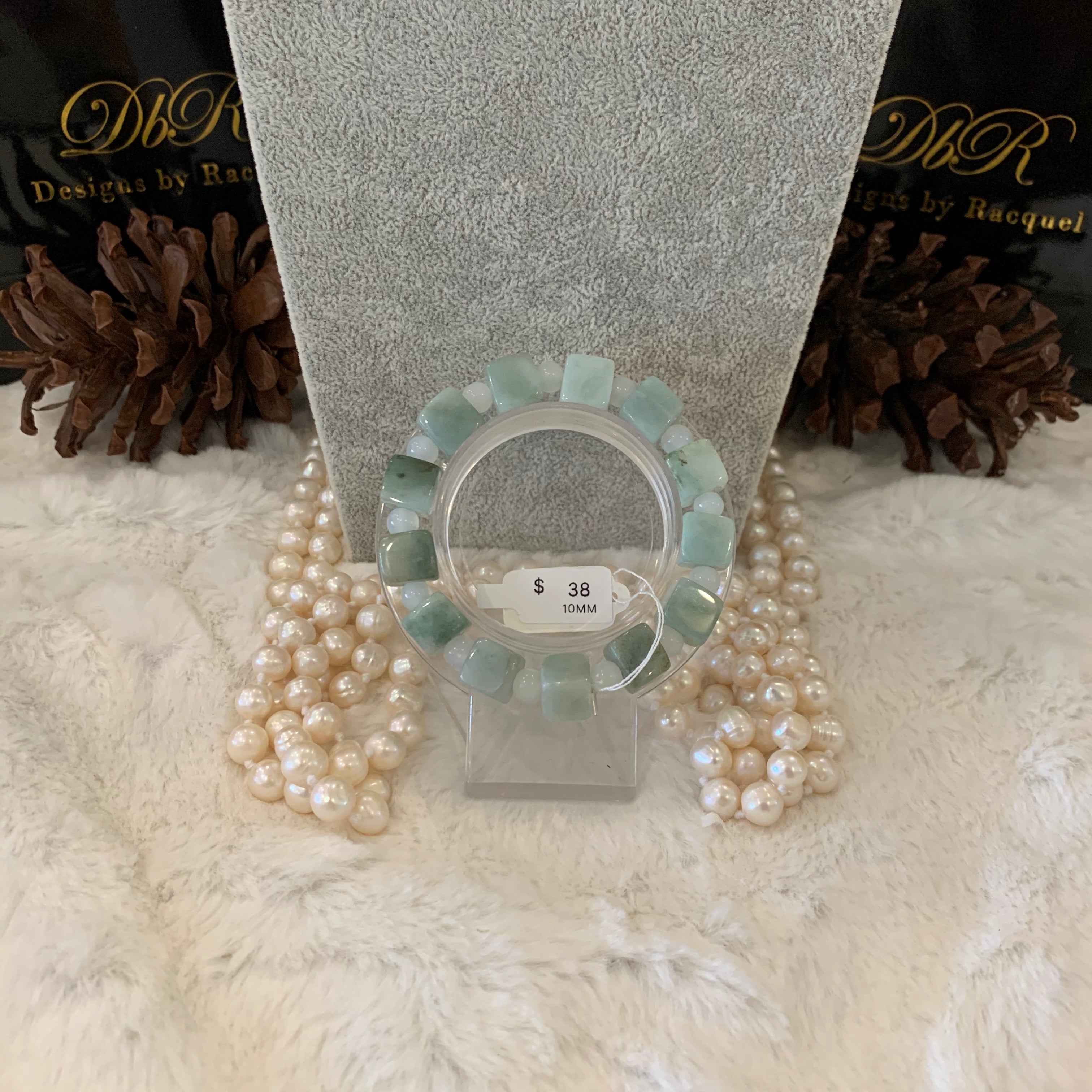 Jade Bead Bracelet (JBB-0077)