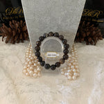 Load image into Gallery viewer, Petrified Wood Bead Bracelet (JBB-0082)
