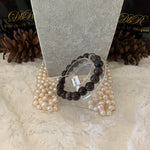 Load image into Gallery viewer, Petrified Wood Bead Bracelet (JBB-0082)
