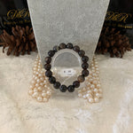 Load image into Gallery viewer, Petrified Wood Bead Bracelet (JBB-0082)
