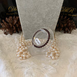 Load image into Gallery viewer, Red Garnet Bead Bracelet (JBB-0087)
