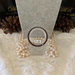 Load image into Gallery viewer, Red Garnet Bead Bracelet (JBB-0087)
