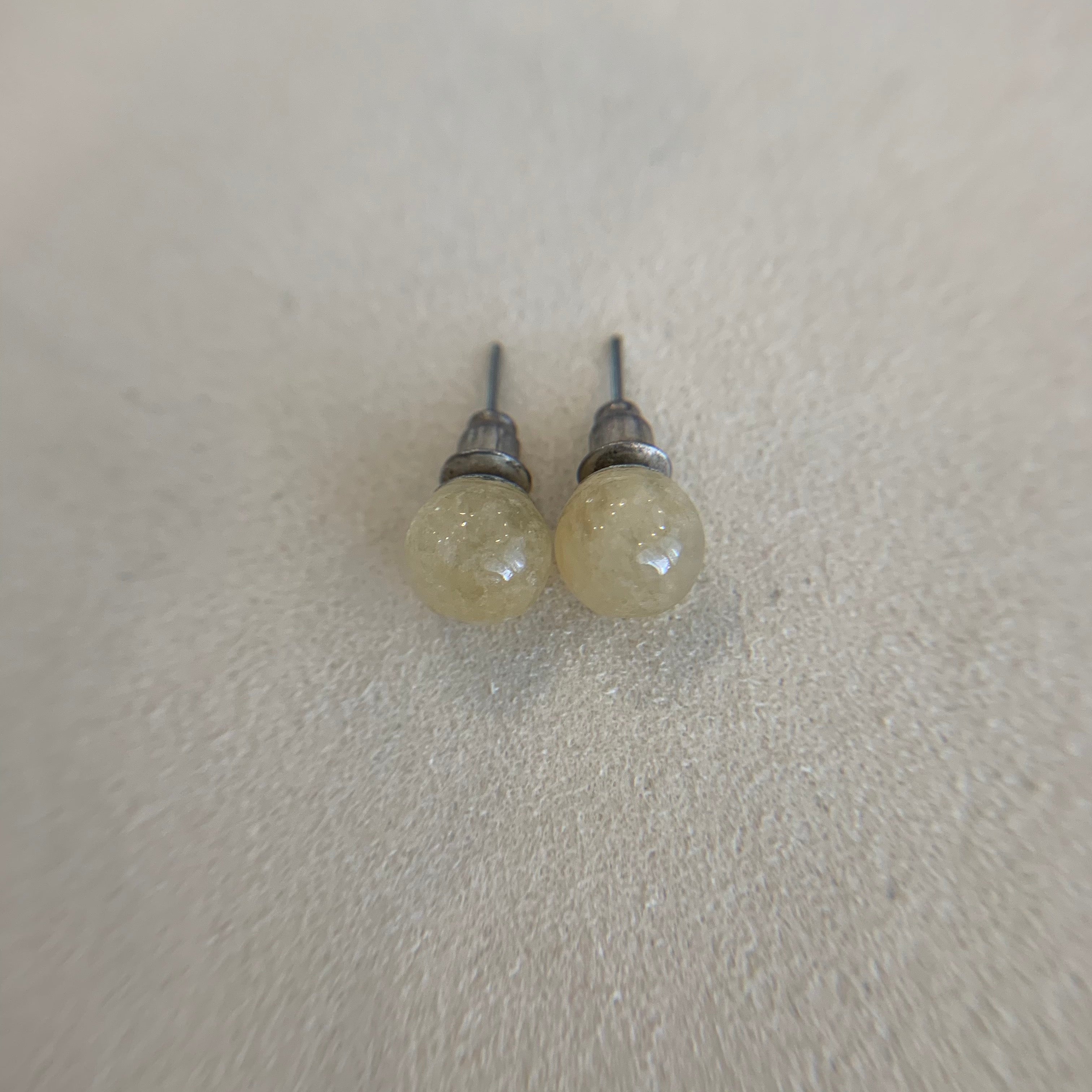 Jade Stud Earrings