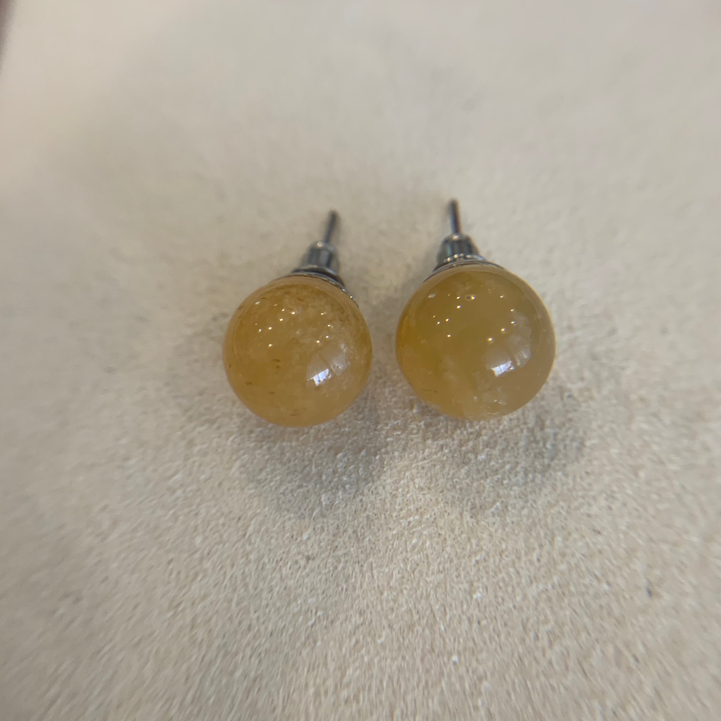 Jade Stud Earrings