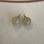Load image into Gallery viewer, Jade Stud Earrings
