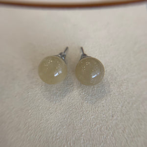 Jade Stud Earrings