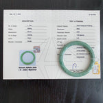Load image into Gallery viewer, Grade A Natural Jade Bangle with certificate #2708
